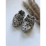 Slofjes Panter beige 